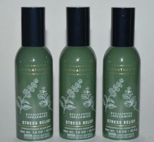 3 BATH  BODY WORKS STRESS RELIEF EUCALYPTUS SPEARMINT CONCENTRATED ROOM SPRAY