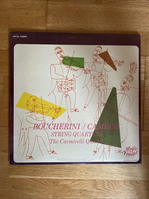BOCCHERINI/CAMBINI String Quartets Carmirelli Quartet LP MGR MS-123 SEALED
