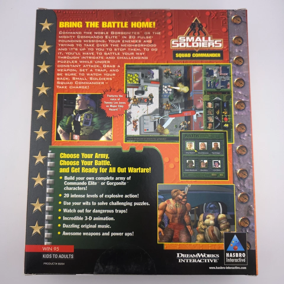 Small Soldiers: Squad Commander, 1998, Big Box, New & Sealed - Image 3 of 4
