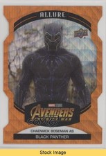 2022 Marvel Allure Orange Slice Die-Cut Black Panther Chadwick Boseman READ 0ln