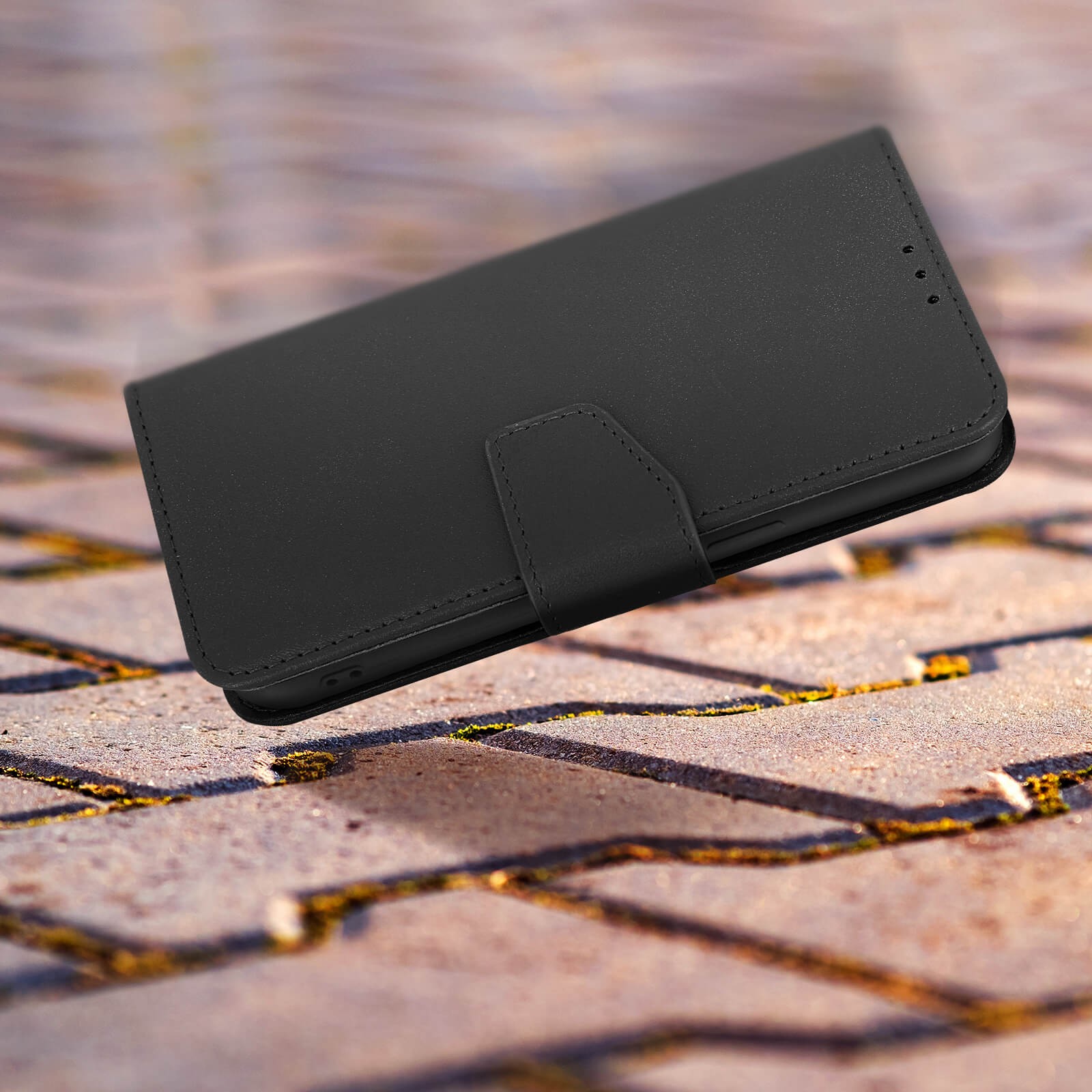 Coque à rabat iPhone 13 antichoc protégeant l'écran contre les chutes