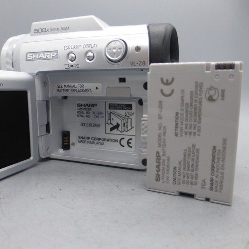 Sharp VL-Z8H Handheld MiniDV Camcorder Silver Tested - Picture 11 of 12