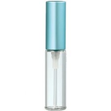 Glass Atomizer #5206 Matte Blue 4ml Plastic Pump 74mm Spray Bottle