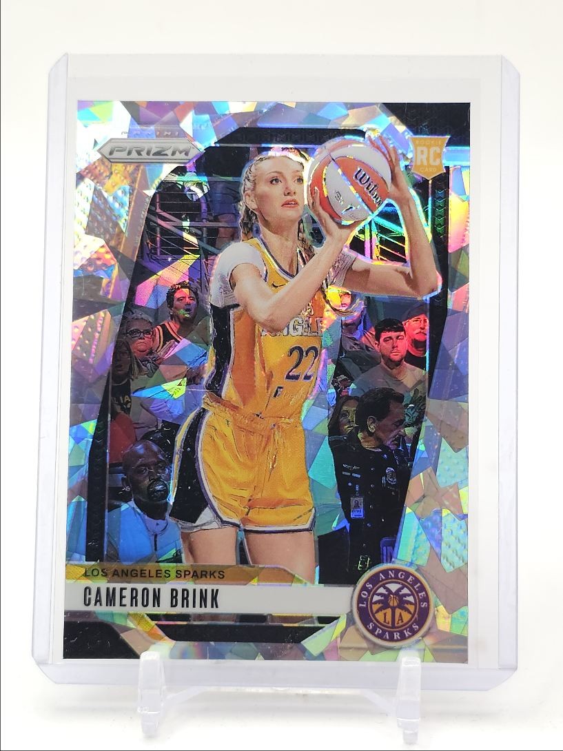 CAMERON BRINK 2024-25 PANINI PRIZM WNBA ROOKIE ICE SPARKS #127 RC Q5908