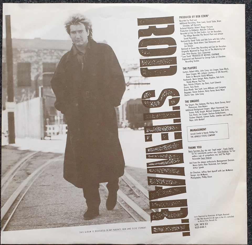 Rod Stewart – Every Beat Of My Heart , Vinyl, LP, Warner Bros Rec. WX53 925446 1 - Bild 4 von 4
