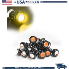 10 Pcs 18mm Eagle Eye Led Lights 12v Ultra Thin Waterproof Small Led Fog Bulb