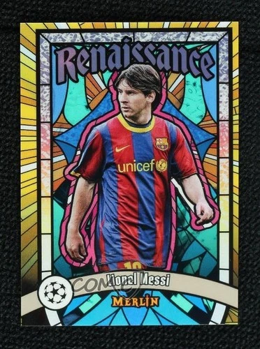 2024-25 Topps Merlin UEFA Club Competitions Renaissance Lionel Messi #R-10 1rv4