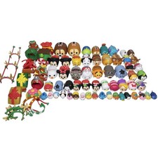 Disney TSUM TSUM Vinyl MINI Figure Bulk Lot Of 57 Different Sizes  Accessories