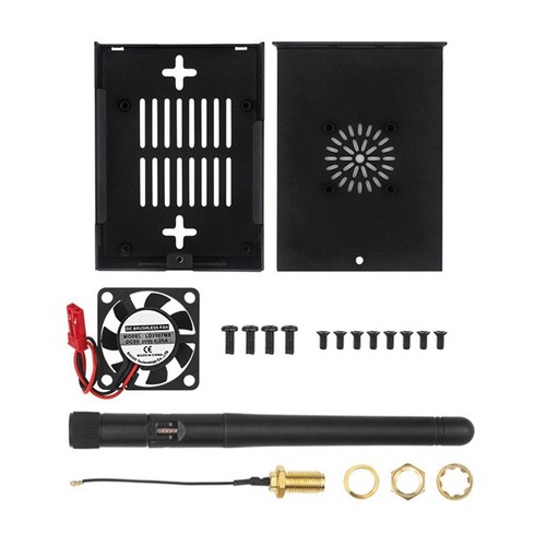 Pour BoîTier 3B, Coque MéTallique avec Ventilateur et Dissipateur2502