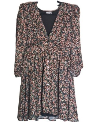 Maisie Nordstrom Green Floral Vintage Style Midi Cottagecore Dress Size  Large | eBay