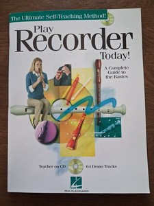 Play Recorder Today! Tutorial Book by Hal Leonard