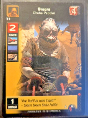 1999 Star Wars Young Jedi The Menace of Darth Maul #86 Gragra Unplayed