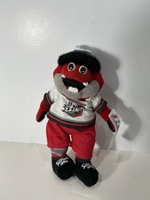 RARE KC Kansas City Blades NHL Hockey Plush Mascot Scrapper 10”