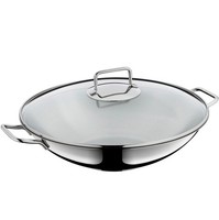 WMF Wok Macao, Ø 36 Cm, Wokpfanne Mit Glasdeckel, Induktionsgeeignet