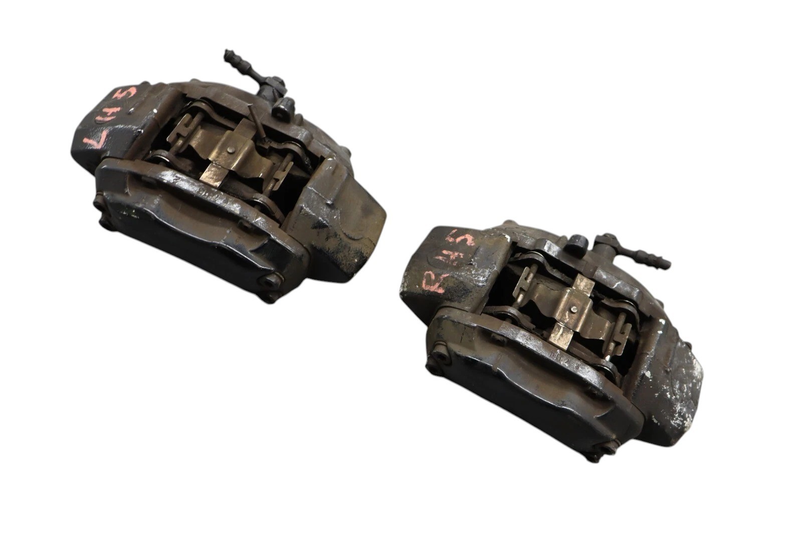 04-17 Maserati Quattroporte Front Left & Right Brake Caliper Calipers Set OEM
