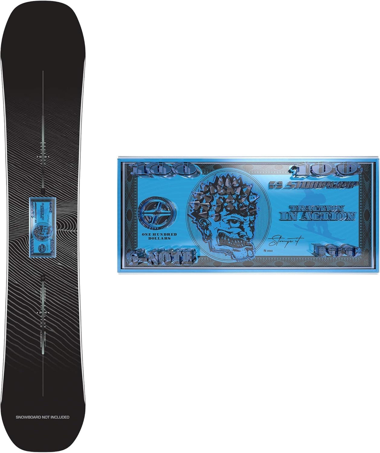 Stompgrip Premium Snowboard Stomp Pad | G-Note | Vice Standard, Blue 