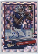 2020 Panini Donruss The Rookies Auto 1/225 Gabriel Davis #TR-GD Auto 1ar1
