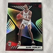 2021 Panini Chronicles Draft Picks XR Black  #162 Evan Mobley RC Rookie Card 