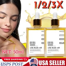 1 3PCS GODA Silk Body Oil,Silk Body Oil,Perfume Oil,Bath Shower Oil Smooth Skin