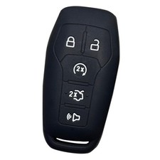 Silicone Key Fob Cover, Remote Key Protector Fit for Ford Fusion Explorer Mus...
