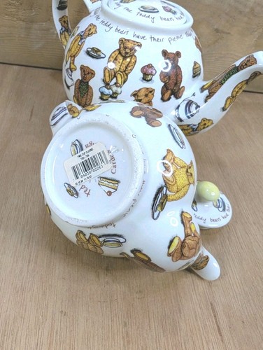 Par de teteras de picnic de oso de peluche de diseño clásico Paul Cardew coleccionables - Imagen 9 de 10