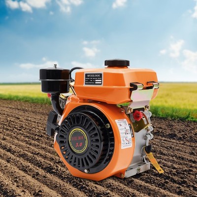 Diesel Engine Hand Recoil Single Cylinder For Small Agricultural Machinery 196CC