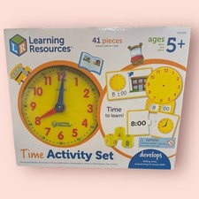 Learning Resources Time Activity Set Ages 5 Educational Toy