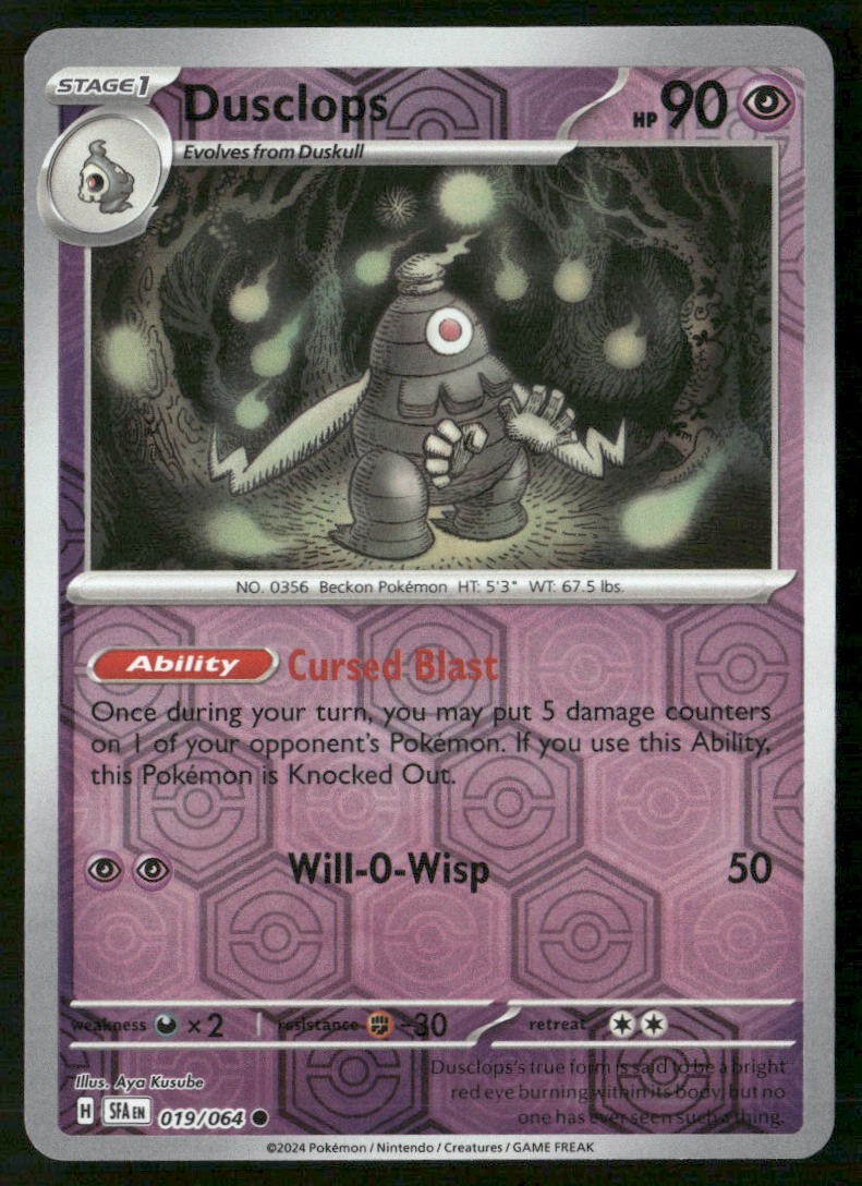 Dusclops - Common SV: Shrouded Fable 019/064 NM