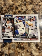 2026 Topps Series 1 - League Leaders Aaron Judge, Bo Bichette, Jacob Wilson #204