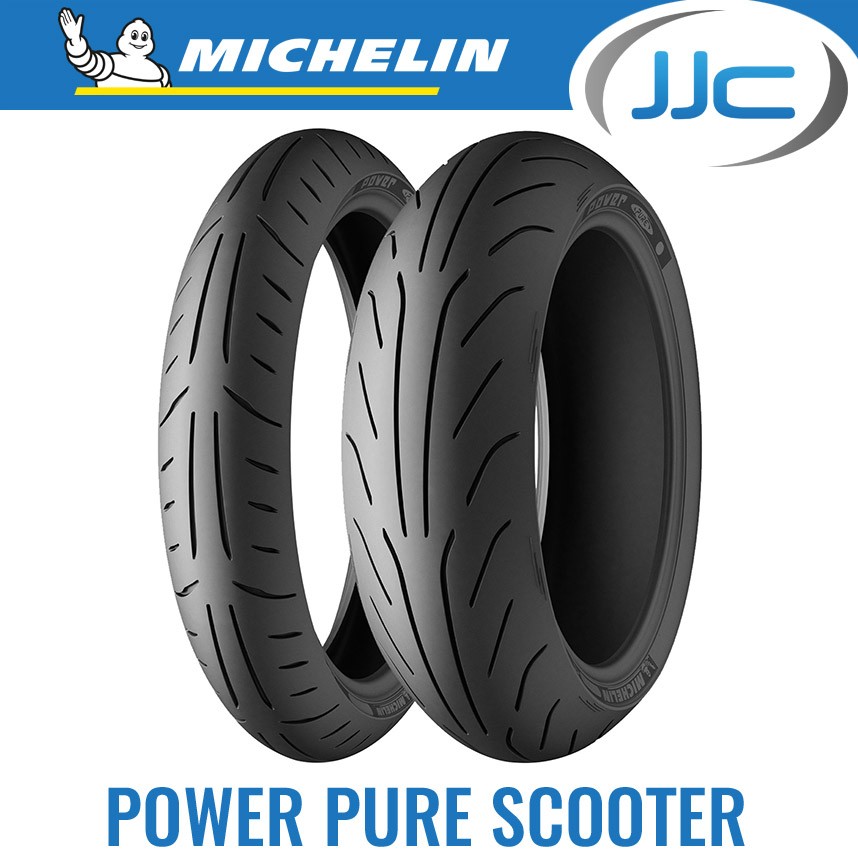 1 x 120/70 12 51P TL Front Or Rear, Michelin Power Pure Scooter Tyre, 1207012