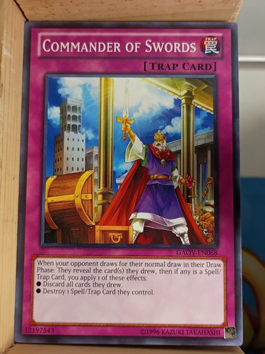 Commander of Swords GAOV-EN068 Galactic Overlord Common Yu-Gi-Oh! Card