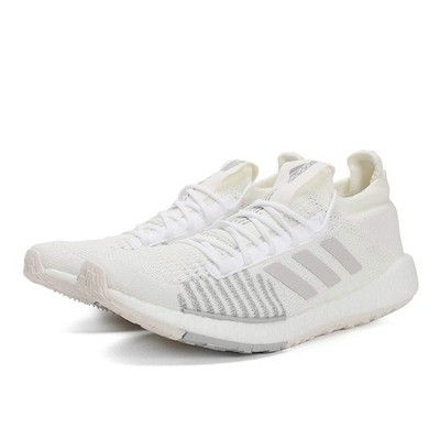 ADIDAS Pulseboost HD Men's Running Shoes WHITE GREY size 9 M