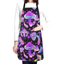 Cute Cats Waterproof Kitchen Chef Apron Adjustable Bib Apron for Women Men