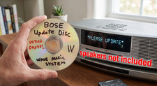 Bose Wave Music System IV Update Disc Latest Firmware, fix PLEASE UPDATE error