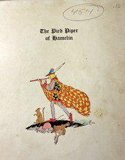 Vintage The Pied Piper of Hamelin 1927 Robert Browning illus James McCracken