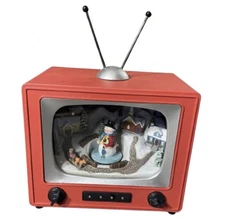 Cracker Barrel Exclusive Light Up Musical Retro TV Multi Colors Plays 8 Songs