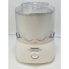 Cuisinart Frozen Yogurt/Ice Cream Maker ICE-20 **TESTED/WORKS PERFECTLY**