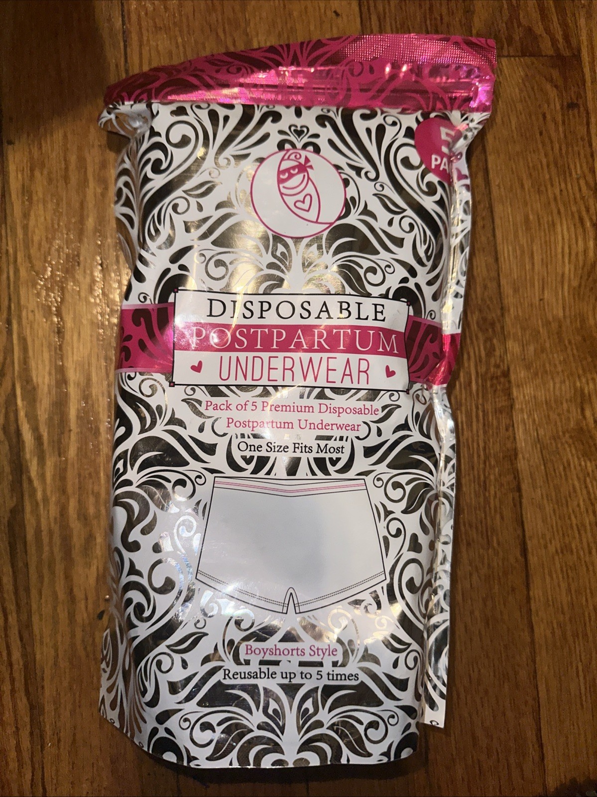 Disposable Postpartum Underwear Pack Of 5 One Size Fit Most