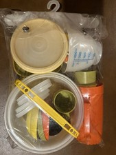 Vintage Tupperware Mini-Serve-It Children s Play Picnic Set 1970's USA 26 Piece