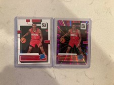/99 Jabari Smith Jr. RC- PURPLE HOLO LASER Rookie 22/23 PANINI RC donruss rated 