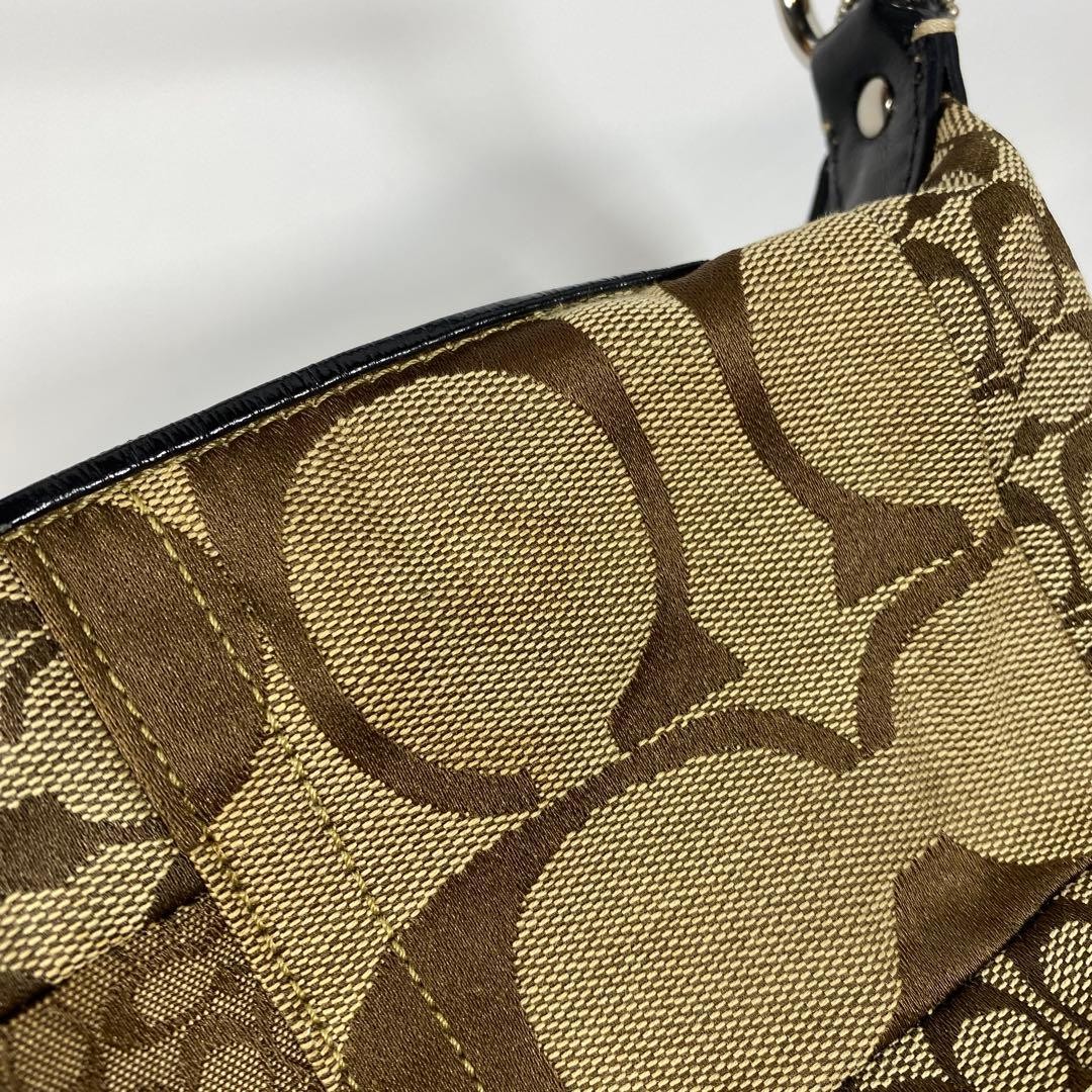 coach Patchwork Accessory Pouch Signature - image 17