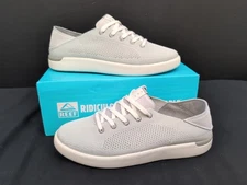 Reef Neptune Ultra Soft Lace Up Stretch Knitted Women's Shoes US 11 Grey CJ7301