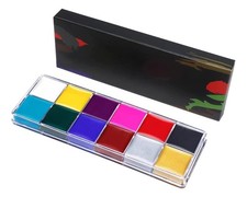Halloween Face Paint, Body Paint Oil 12 Color, Professional Non Toxic Safe Makeu