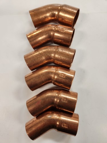 3/4-Inch 45-Degree Copper Street Elbow, C x FTG ,sweat, pack of 6