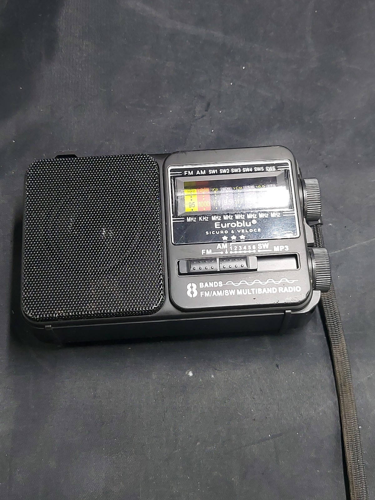 Radio FM/AM/SW 8 Band Euroblu Funzionante