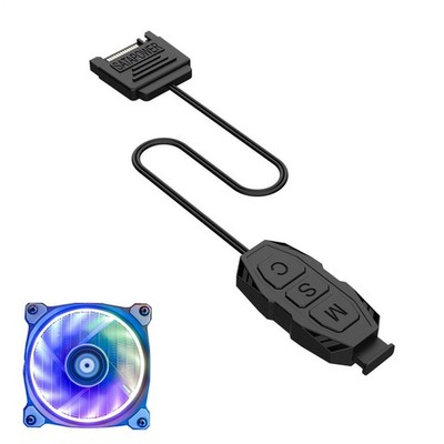 5V 3Pin zu SATA ARGB Mini Adapter ARGB Controller Mini RGB Verlängerungskabel