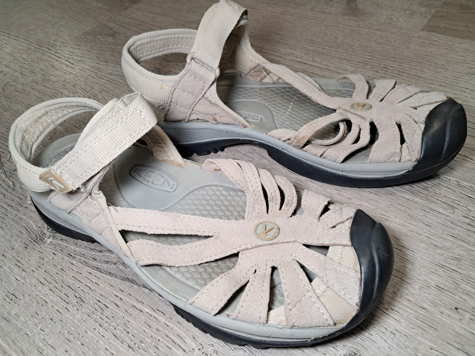 KEEN Sandali Donna Impermeabili Antiodore Anatomici Plantare Grigio Taglia 7