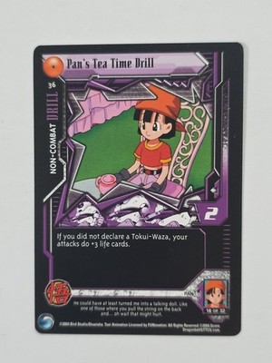 Dragon Ball GT TCG LIMITED Pan's Tea Time Drill 36 Score Lost Episodes Saga