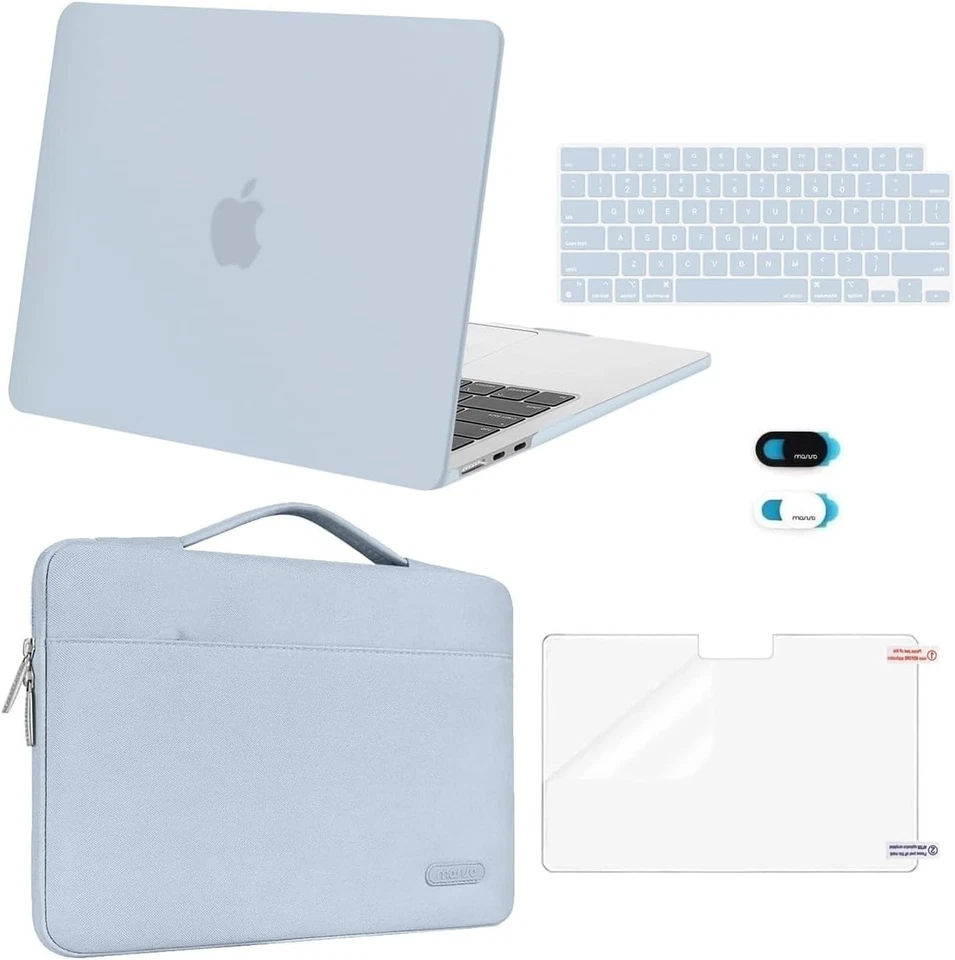 MacBook Air 13 inch Case with Accessories, Baby Blue - Image 3 of 4