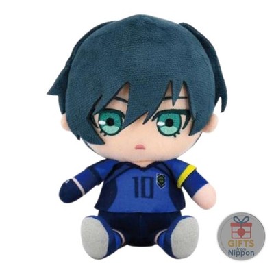 Bandai Namco Nui Blue Lock Chibi Plush Rin Itoshi 14cm Polyester